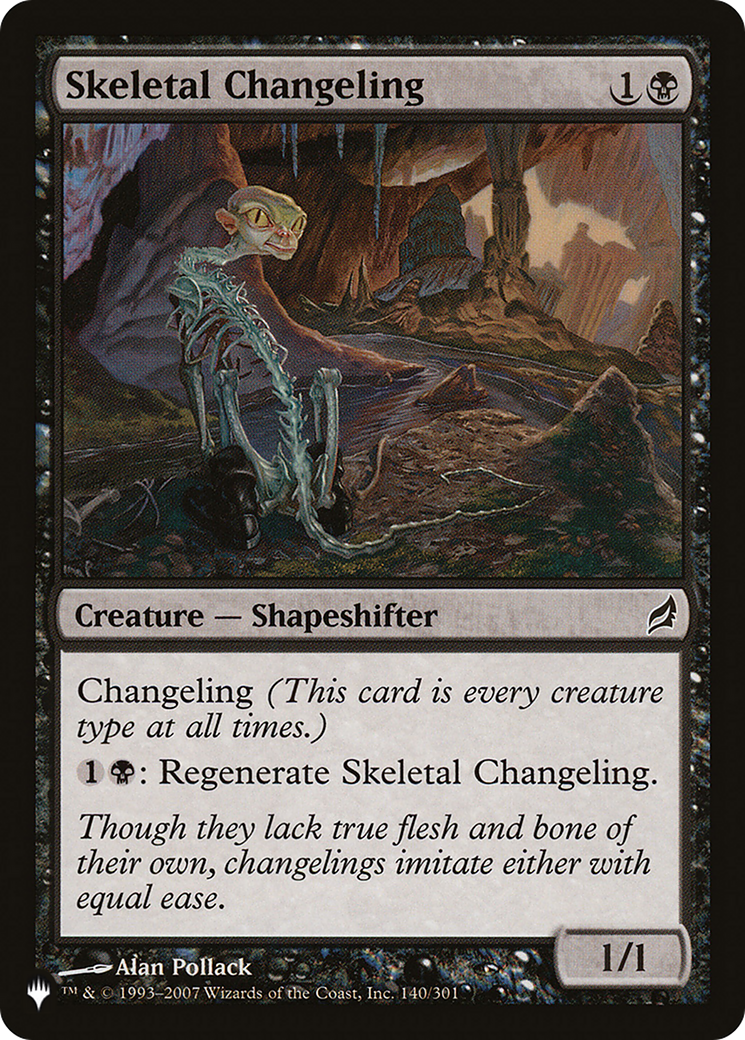 Skeletal Changeling [The List Reprints] | Clutch Gaming