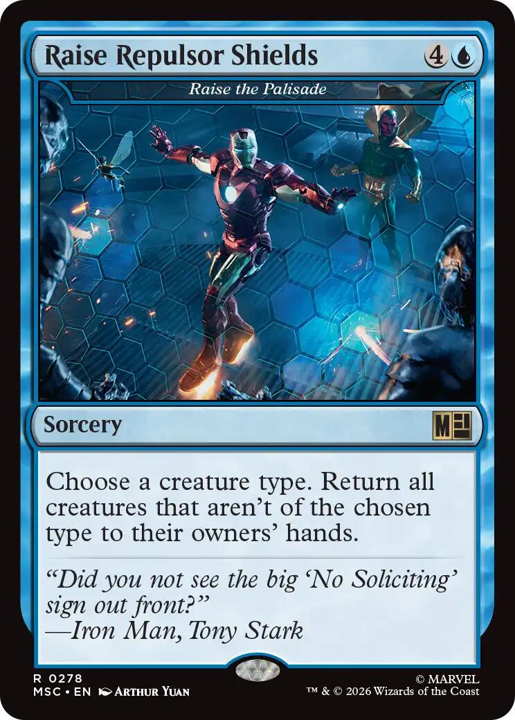 Raise Repulsor Shields - Raise the Palisade [Marvel Super Heroes Commander] | Clutch Gaming