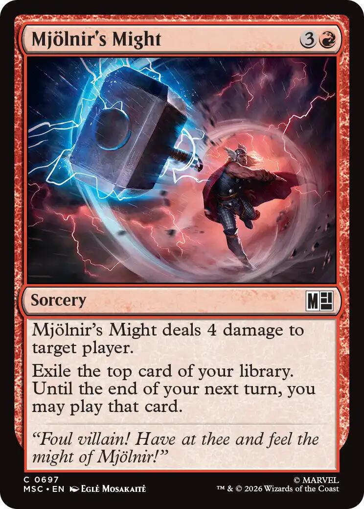 Mjollnir's Might [Marvel Super Heroes Commander] | Clutch Gaming
