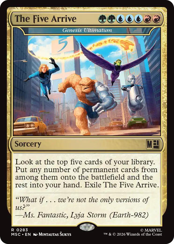The Five Arrive - Genesis Ultimatum [Marvel Super Heroes Commander] | Clutch Gaming
