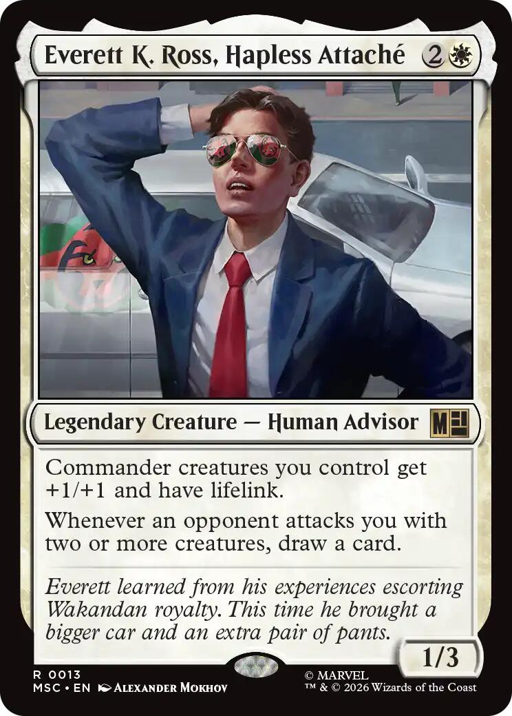 Everett K. Ross, Hapless Attache (Surge Foil) [Marvel Super Heroes Commander] | Clutch Gaming