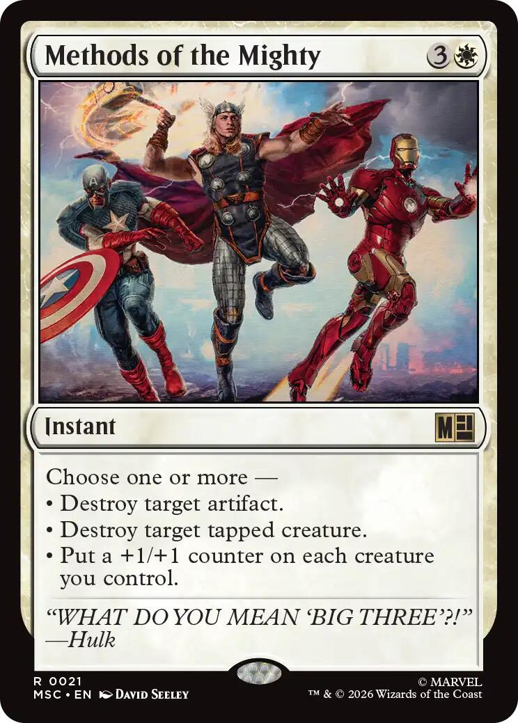 Methods of the Mighty (Surge Foil) [Marvel Super Heroes Commander] | Clutch Gaming
