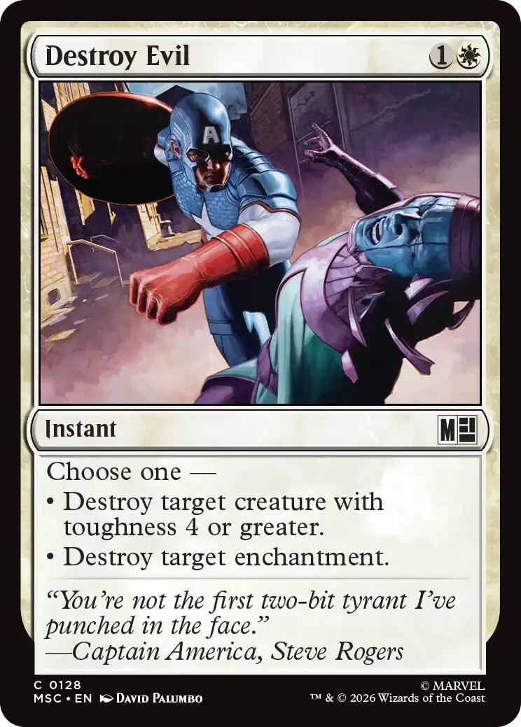 Destroy Evil (Surge Foil) [Marvel Super Heroes Commander] | Clutch Gaming