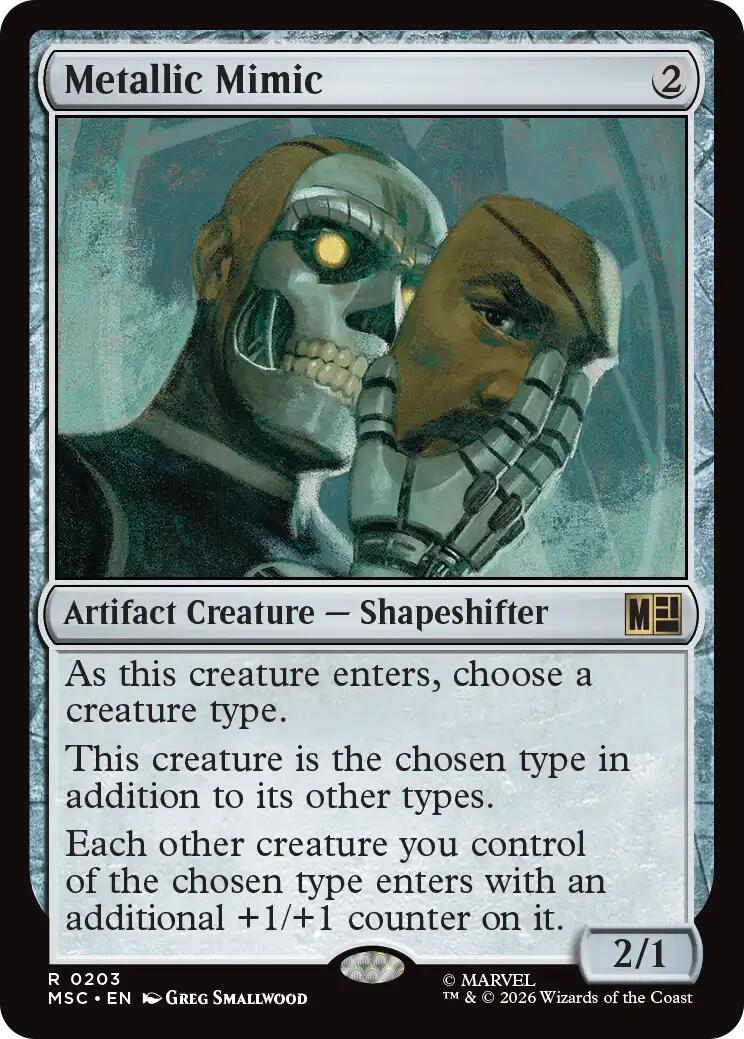 Metallic Mimic (Surge Foil) [Marvel Super Heroes Commander] | Clutch Gaming