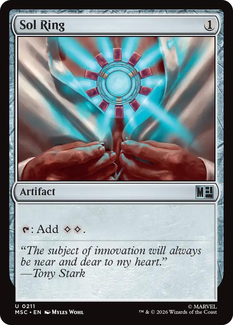Sol Ring (0211) (Surge Foil) [Marvel Super Heroes Commander] | Clutch Gaming