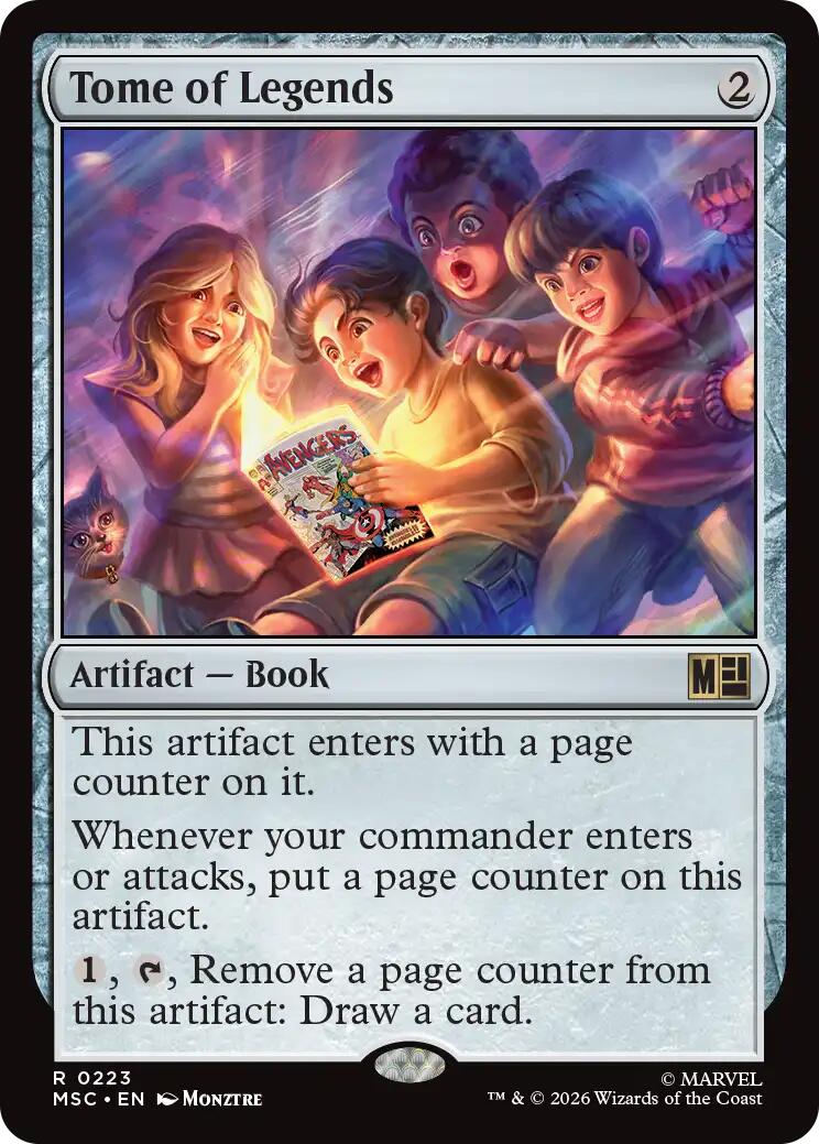 Tome of Legends (Surge Foil) [Marvel Super Heroes Commander] | Clutch Gaming
