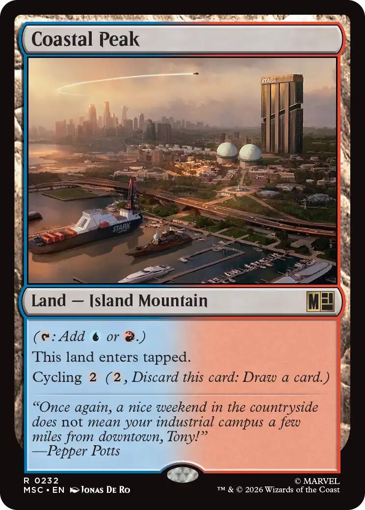 Coastal Peak (Surge Foil) [Marvel Super Heroes Commander] | Clutch Gaming