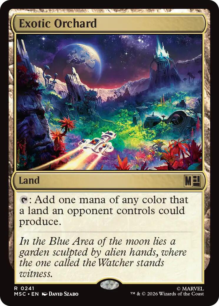 Exotic Orchard (Surge Foil) [Marvel Super Heroes Commander] | Clutch Gaming