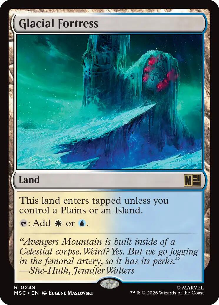 Glacial Fortress (Surge Foil) [Marvel Super Heroes Commander] | Clutch Gaming