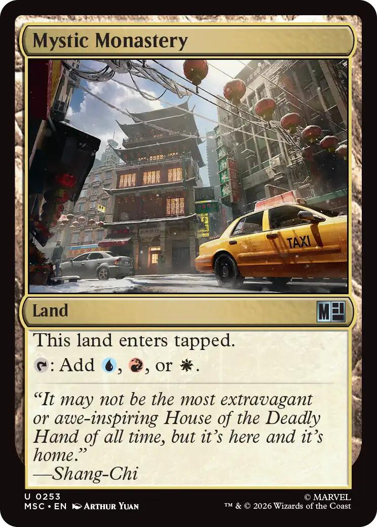 Mystic Monastery (Surge Foil) [Marvel Super Heroes Commander] | Clutch Gaming