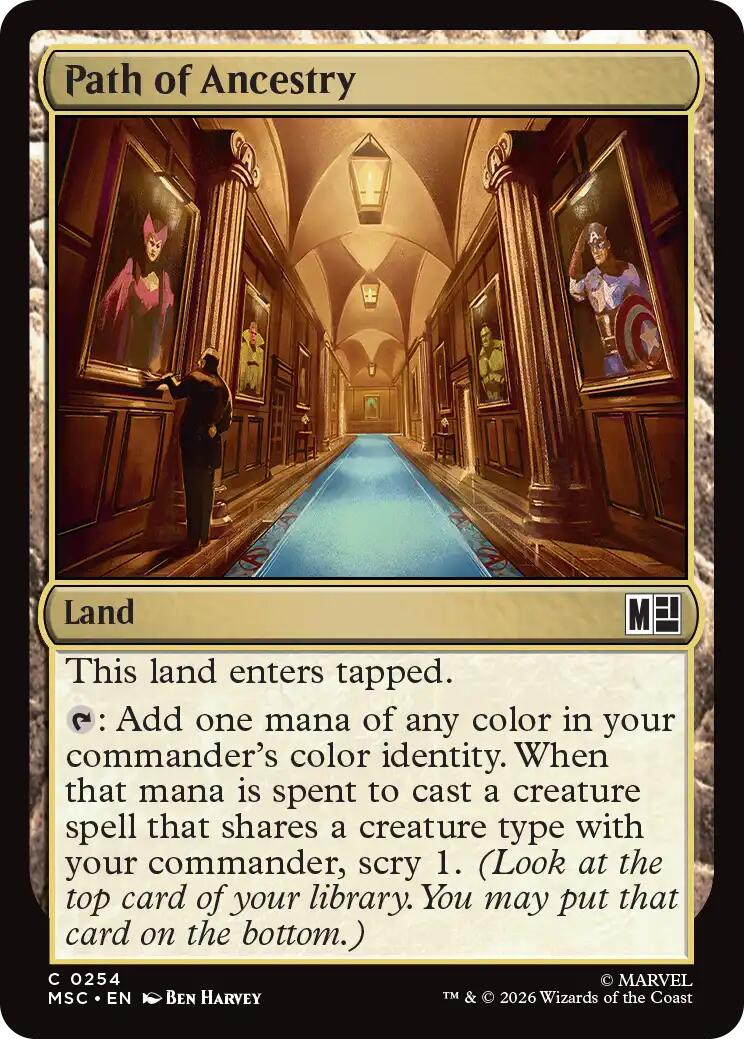 Path of Ancestry (Surge Foil) [Marvel Super Heroes Commander] | Clutch Gaming