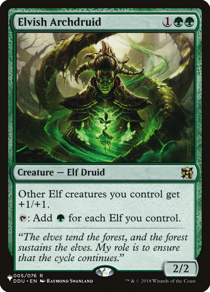 Elvish Archdruid [The List] | Clutch Gaming