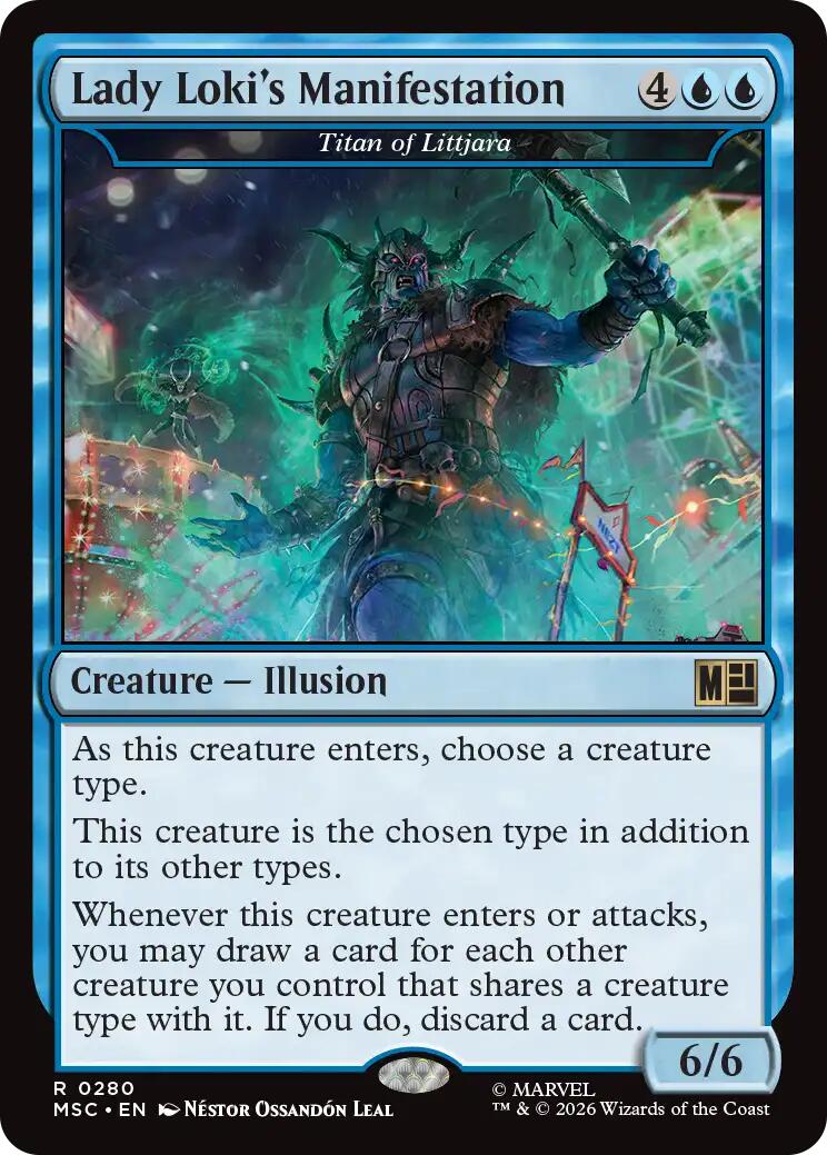 Lady Loki's Manifestation - Titan of Littjara (Surge Foil) [Marvel Super Heroes Commander] | Clutch Gaming