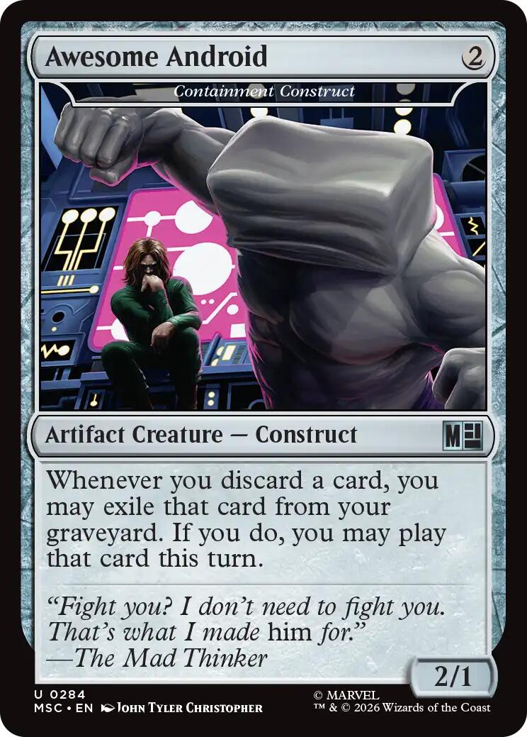 Awesome Android - Containment Construct (Surge Foil) [Marvel Super Heroes Commander] | Clutch Gaming