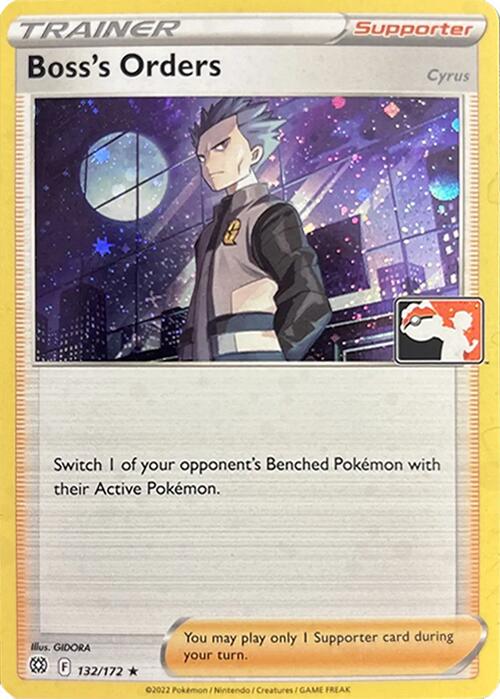 Boss's Orders [Cyrus] - 132/172 (Cosmos Holo) [Prize Pack Series Three] | Clutch Gaming
