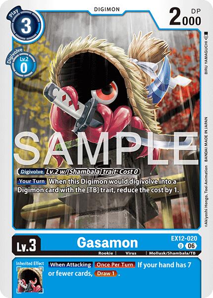Gasamon [EX12-020] [Digital World Shambala] | Clutch Gaming