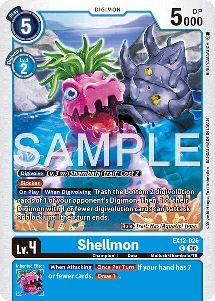 Shellmon [EX12-026] [Digital World Shambala] | Clutch Gaming