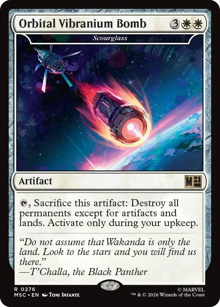 Orbital Vibranium Bomb - Scourglass [Marvel Super Heroes Commander] | Clutch Gaming