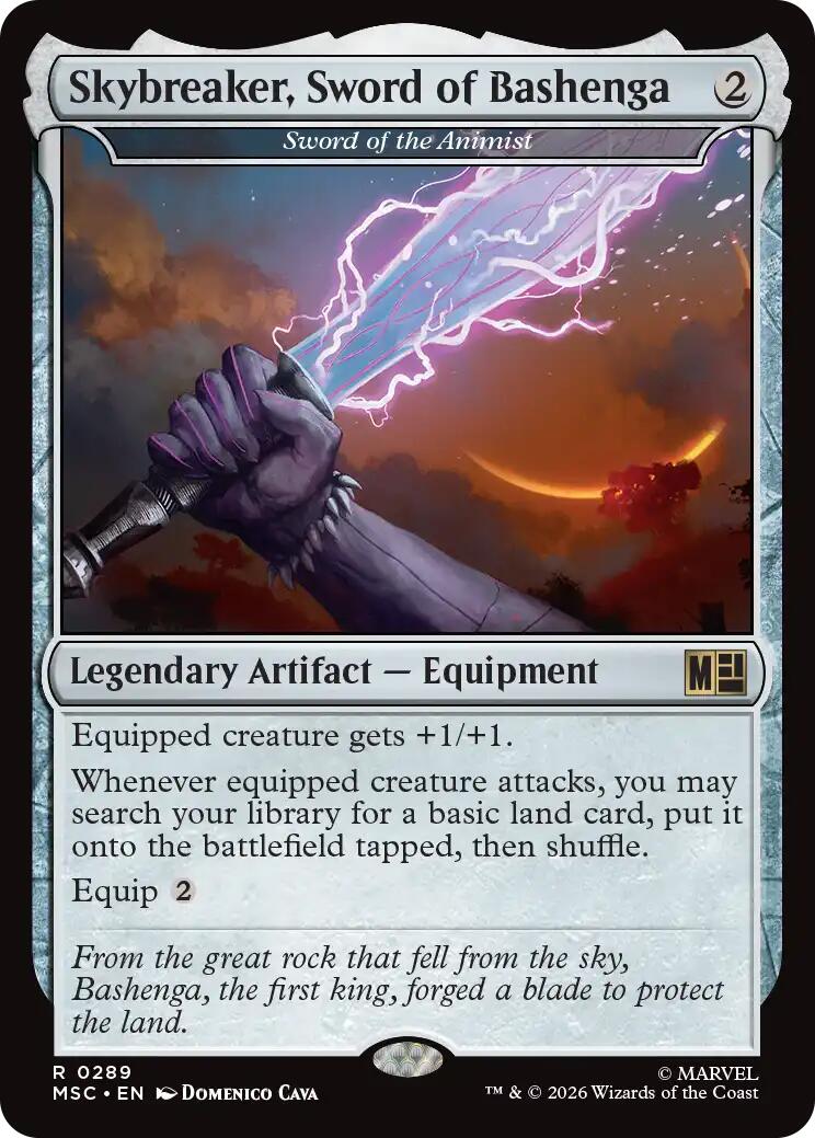 Skybreaker, Sword of Bashenga - Sword of the Animist [Marvel Super Heroes Commander] | Clutch Gaming