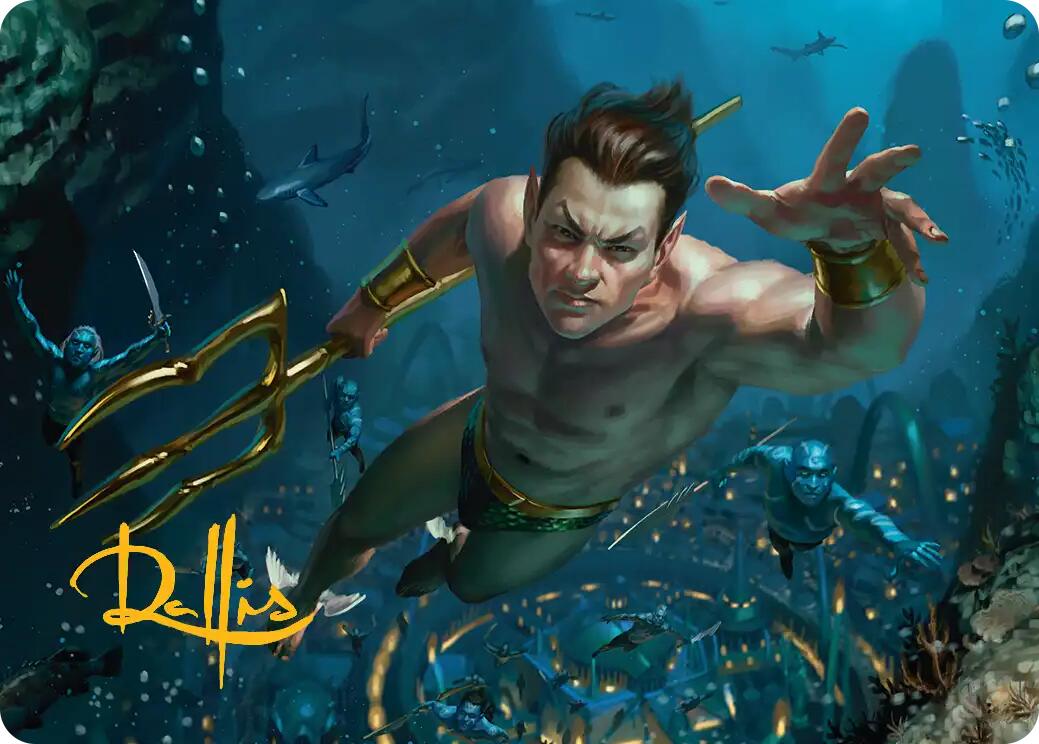 Namor the Sub-Mariner Art Card (Gold-Stamped Signature) [Marvel Super Heroes Art Series] | Clutch Gaming