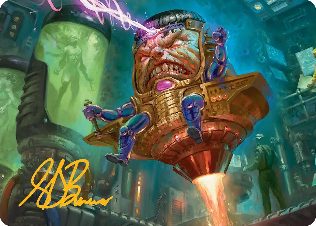 M.O.D.O.K. Art Card (Gold-Stamped Signature) [Marvel Super Heroes Art Series] | Clutch Gaming