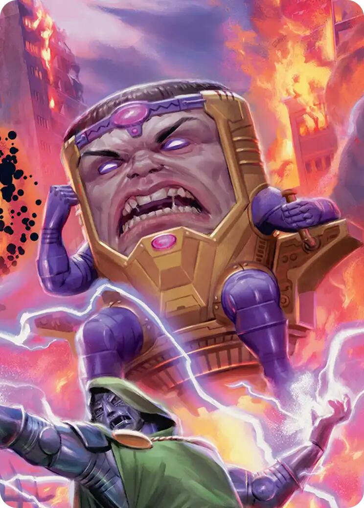M.O.D.O.K., Evil Intellect Art Card [Marvel Super Heroes Art Series] | Clutch Gaming