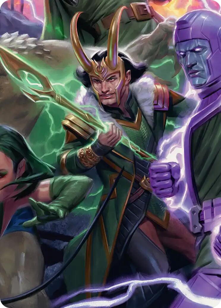 Loki, God of Lies Art Card [Marvel Super Heroes Art Series] | Clutch Gaming