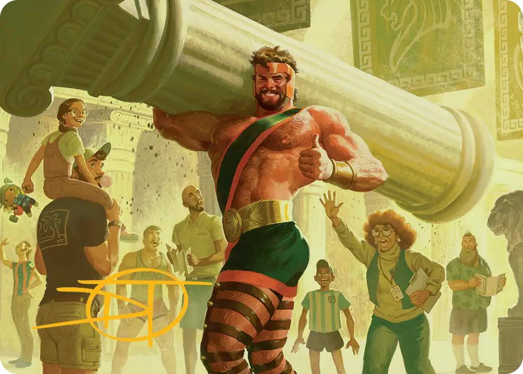 Hercules, Prince of Power Art Card (Gold-Stamped Signature) [Marvel Super Heroes Art Series] | Clutch Gaming