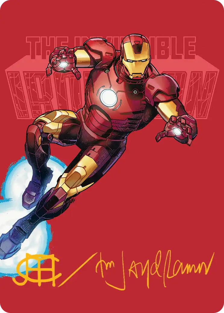 The Invincible Iron Man Art Card (Gold-Stamped Signature) [Marvel Super Heroes Art Series] | Clutch Gaming