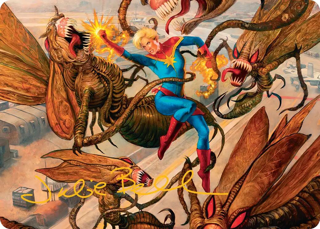 Captain Marvel, Apex Avenger Art Card (Gold-Stamped Signature) [Marvel Super Heroes Art Series] | Clutch Gaming