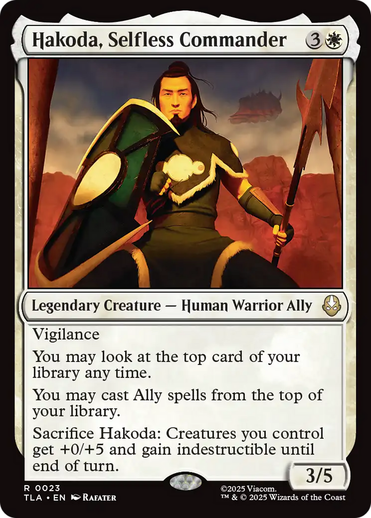 Hakoda, Selfless Commander [Avatar: The Last Airbender] | Clutch Gaming