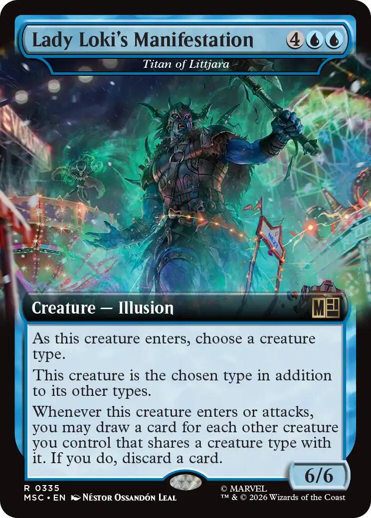 Lady Loki's Manifestation - Titan of Littjara (Extended Art) [Marvel Super Heroes Commander] | Clutch Gaming