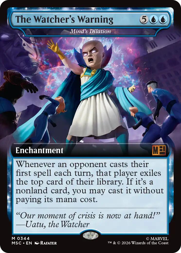 The Watcher's Warning - Mind's Dilation (Extended Art) [Marvel Super Heroes Commander] | Clutch Gaming