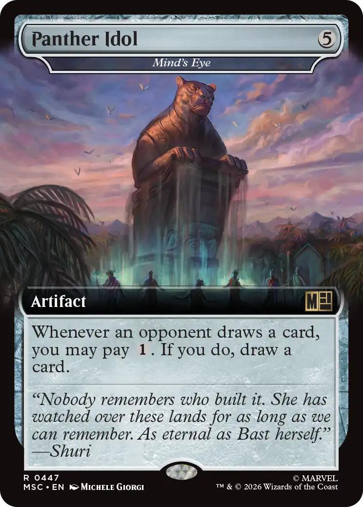 Panther Idol - Mind's Eye (Extended Art) [Marvel Super Heroes Commander] | Clutch Gaming