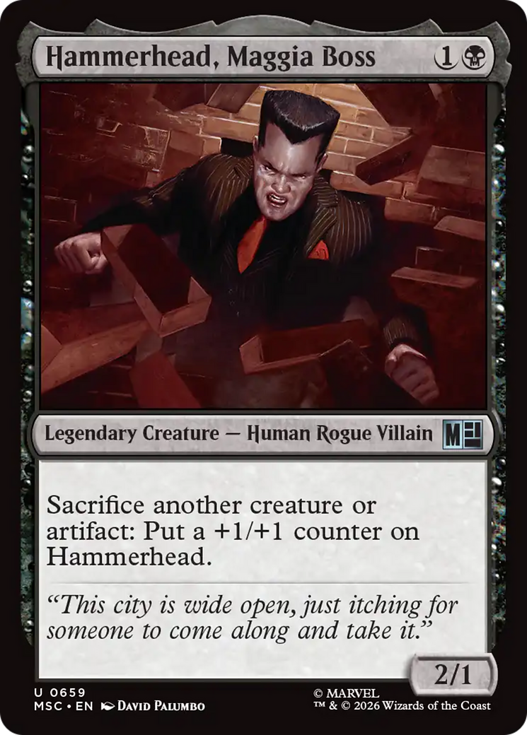 Hammerhead, Maggia Boss [Marvel Super Heroes Commander] | Clutch Gaming