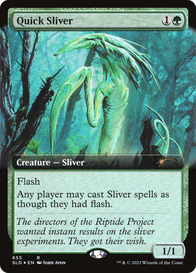 Quick Sliver (Extended Art) [Secret Lair Drop Promos] | Clutch Gaming