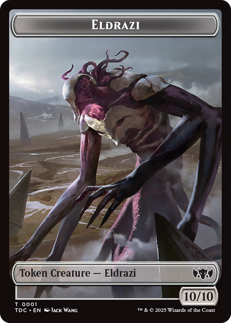 Eldrazi // Citizen Double-Sided Token [Tarkir: Dragonstorm Commander Tokens] | Clutch Gaming