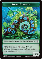 Forest Tentacle // Beast Double-Sided Token [Reality Fracture Tokens] | Clutch Gaming