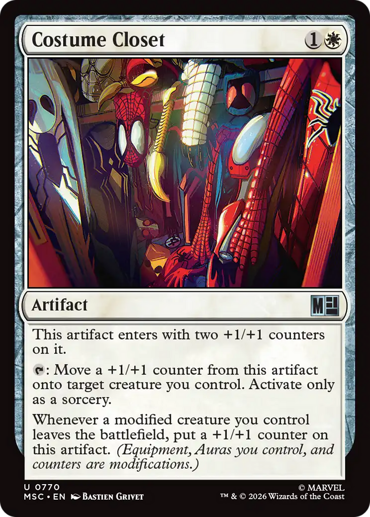 Costume Closet [Marvel Super Heroes Commander] | Clutch Gaming