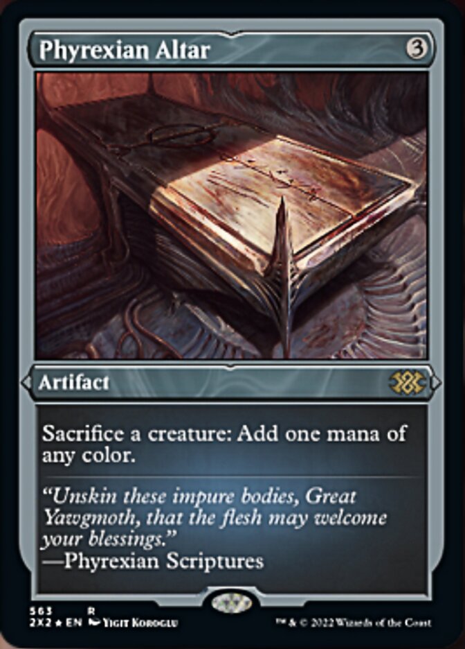 Phyrexian Altar (Foil Etched) [Double Masters 2022] | Clutch Gaming