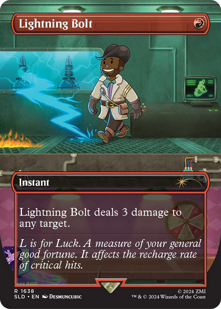 Lightning Bolt (1638) (Rainbow Foil) [Secret Lair Drop Series] | Clutch Gaming