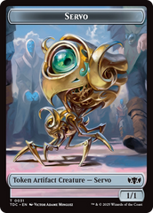 Servo // Warrior Double-Sided Token [Tarkir: Dragonstorm Commander Tokens] | Clutch Gaming