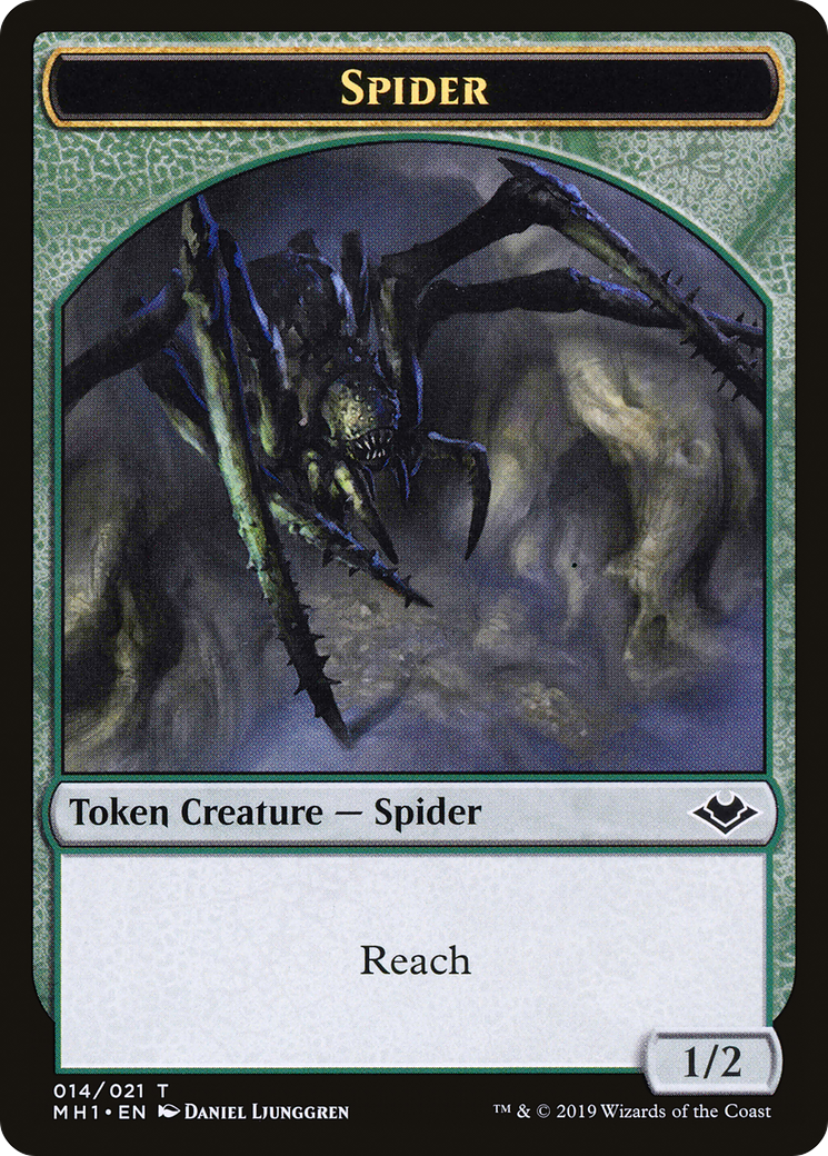 Shapeshifter // Spider Double-Sided Token [Modern Horizons Tokens] | Clutch Gaming