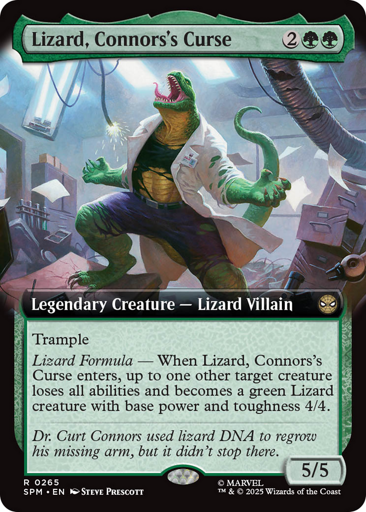 Lizard, Connors's Curse (Extended Art) [Marvel's Spider-Man] | Clutch Gaming