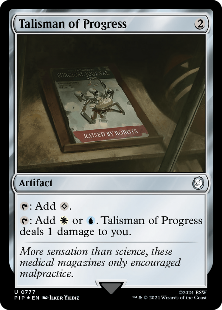 Talisman of Progress (Surge Foil) [Fallout] | Clutch Gaming