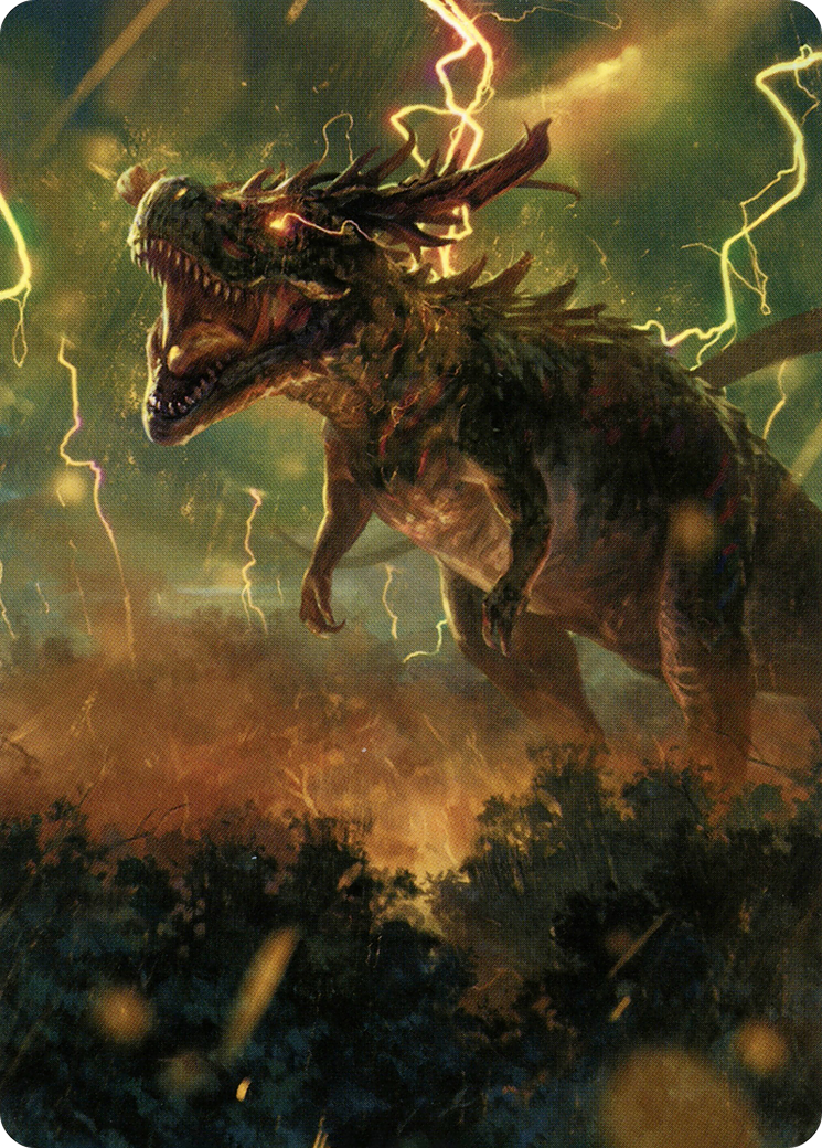 Thrasta, Tempest's Roar Art Card (42) [Modern Horizons 2 Art Series] | Clutch Gaming