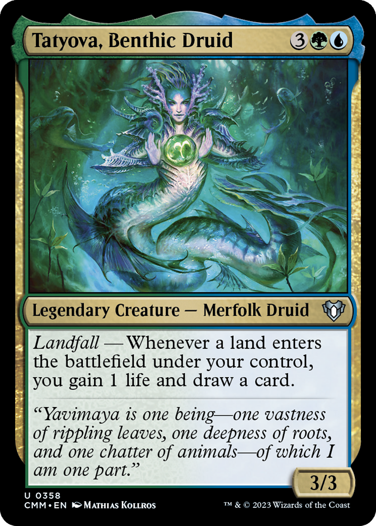 Tatyova, Benthic Druid [Commander Masters] | Clutch Gaming