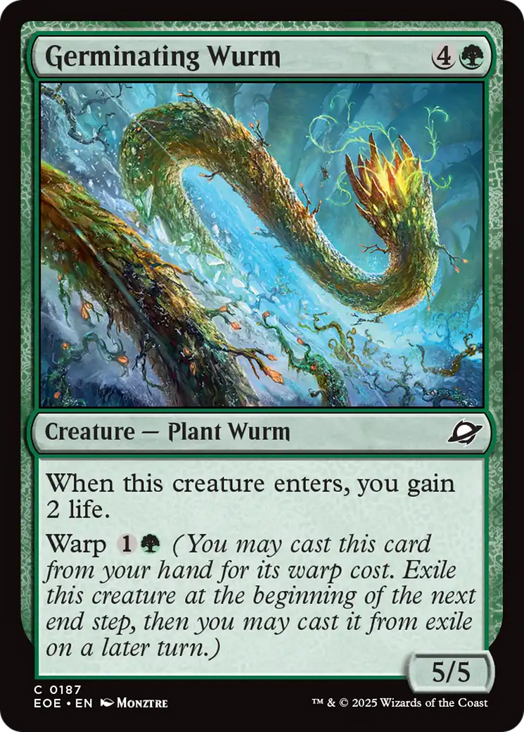 Germinating Wurm [Edge of Eternities] | Clutch Gaming