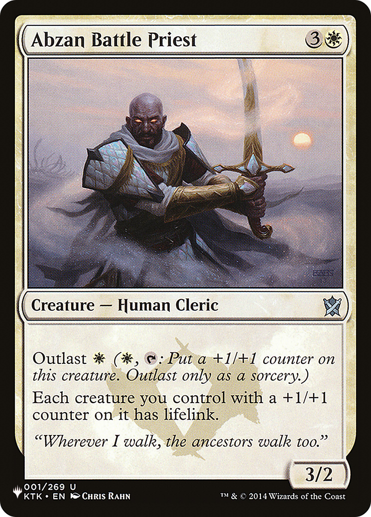 Abzan Battle Priest [The List Reprints] | Clutch Gaming