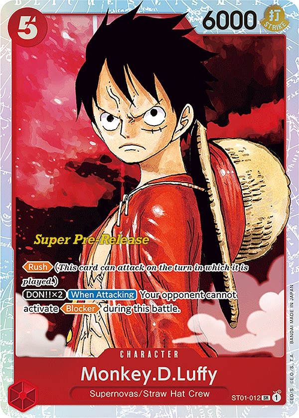 Monkey.D.Luffy (012) [Super Pre-Release Starter Deck: Straw Hat Crew] | Clutch Gaming